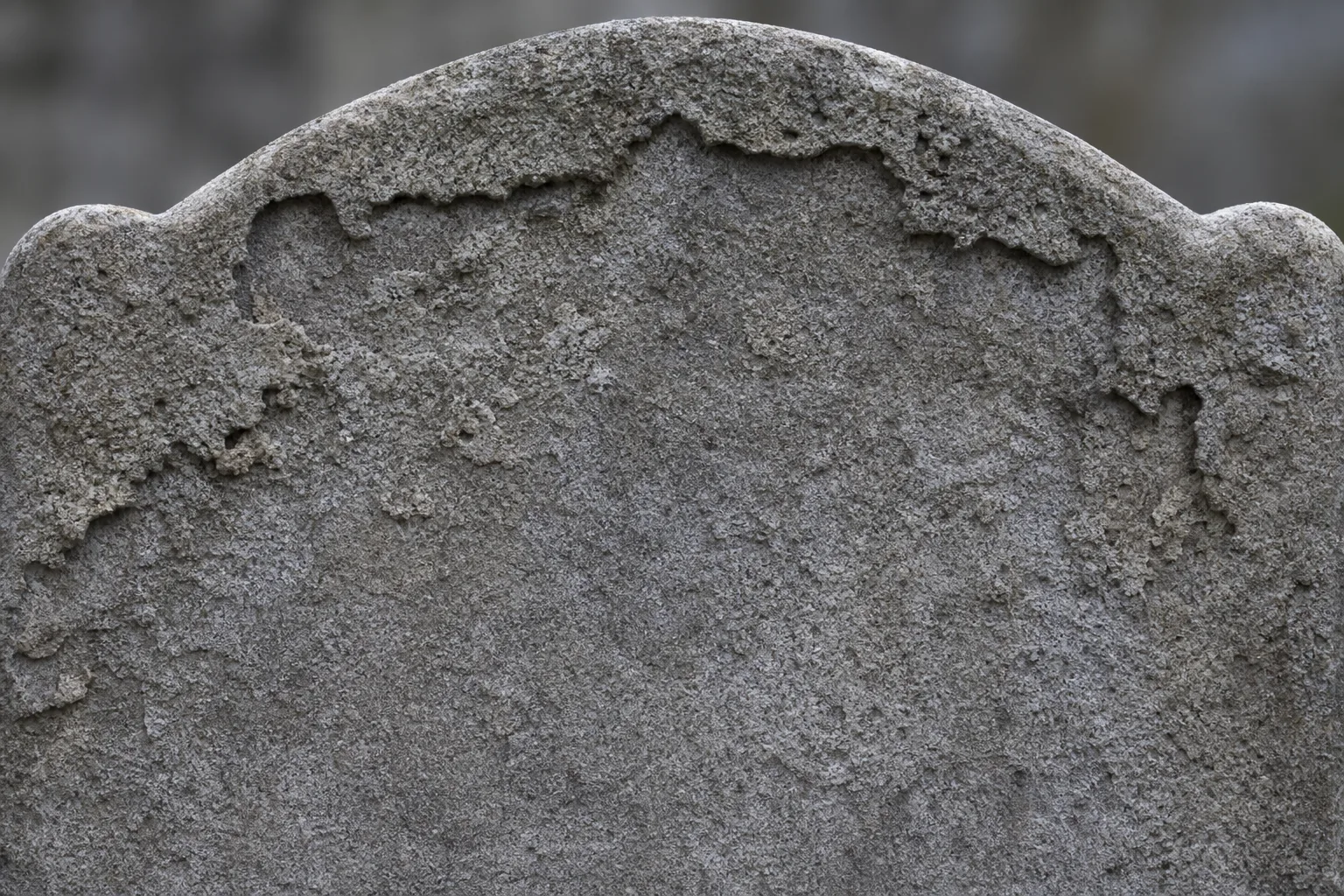 Choosing a marker for a cold-climate cemetery, and what fifty winters do to each material